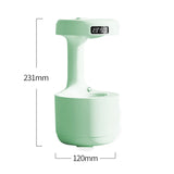 800Ml Water Drop Humidifier with Time Display Anti-Gravity Perfume Aromatherapy Air Humidifiers Desk Air Purifiers Home Decor