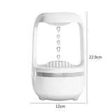800Ml Water Drop Humidifier with Time Display Anti-Gravity Perfume Aromatherapy Air Humidifiers Desk Air Purifiers Home Decor