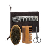 Modeling Cleaning Care Kit  With Double-Sided Styling Comb And Scissor 
