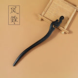 Chinese Carved Wooden Hairpins 