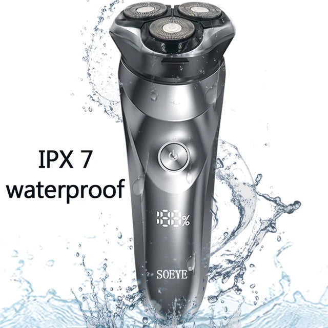 Round Electric Shaver for Men 