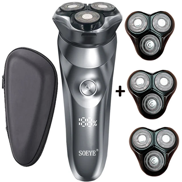 Round Electric Shaver for Men 