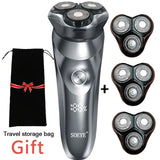 Round Electric Shaver for Men 