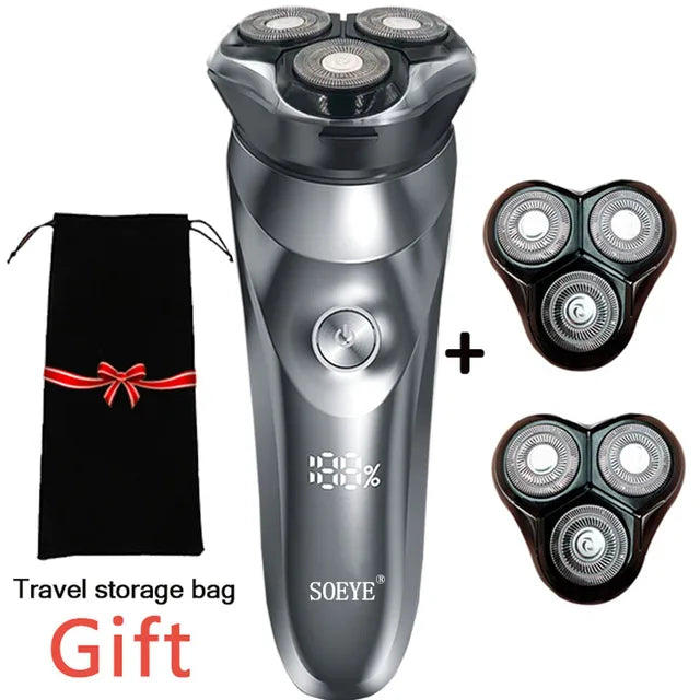 Round Electric Shaver for Men 