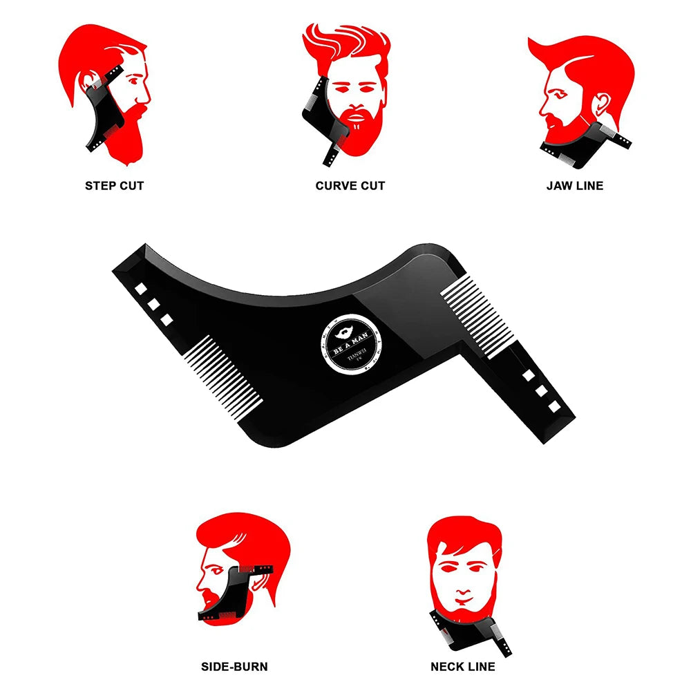 Beard Styling Template Comb 