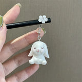 Firewood Resin Cat Hairpin: Embrace Three-Dimensional Charm with a Retro Twist - A Cute and Simple Jewelry Gift!