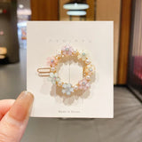 Retro Flower Butterfly Tassel Hair Clip 