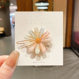 Retro Flower Butterfly Tassel Hair Clip 