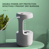 800Ml Water Drop Humidifier with Time Display Anti-Gravity Perfume Aromatherapy Air Humidifiers Desk Air Purifiers Home Decor